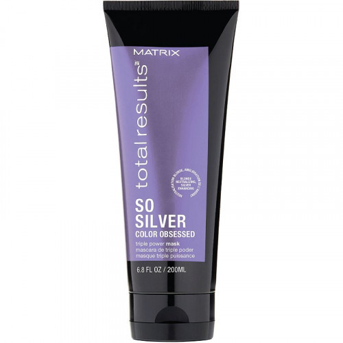 Photos - Hair Product Matrix Total Results Color Obsessed SO SILVER Toning Hair Mask 200ml 