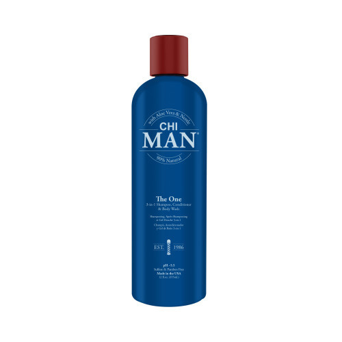 Photos - Hair Product CHI MAN The One 3in1 Shampoo, Conditioner & Body Wash 355ml 