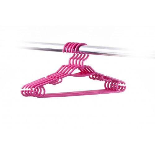 HomelyWorld WDO29 Colorful Plastic Hangers For Kids Black
