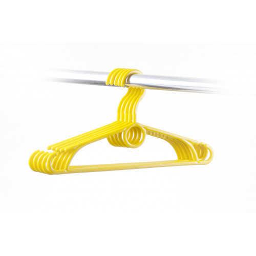 HomelyWorld WZM Colorful Plastic Hangers For Kids 10 pcs.