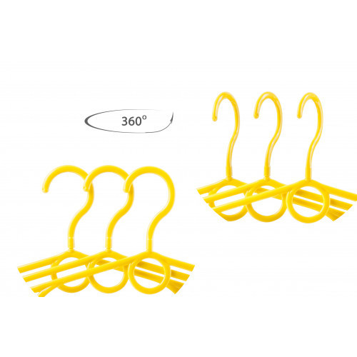 HomelyWorld WZM Colorful Plastic Hangers For Kids 10 pcs.