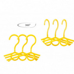 HomelyWorld WZM Colorful Plastic Hangers For Kids 10 pcs.