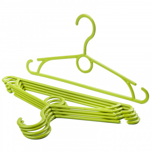 HomelyWorld WZM Colorful Plastic Hangers For Kids 10 pcs.