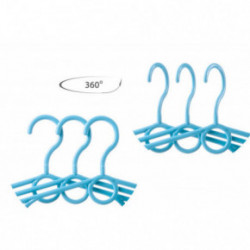 HomelyWorld WZM Colorful Plastic Hangers For Kids 10 pcs.
