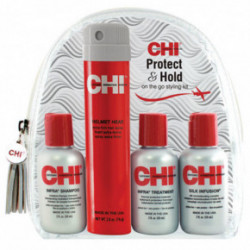 CHI Summer Travel Kit + Shampoo + Heat Protection + Iron Guard + Silk Infusion Gift set