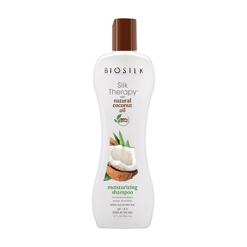 Photos - Hair Product Biosilk Silk Therapy with Natural Coconut Oil Moisturizing Shampoo 355ml 