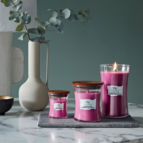 WoodWick Wild Berry & Beets Candle Heartwick