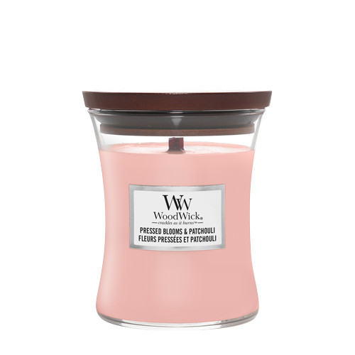 WoodWick Pressed Blooms & Patchouli Candle Heartwick