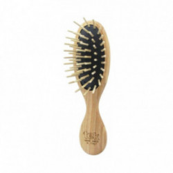 TEK Natural Small Purse Hairbrush Red