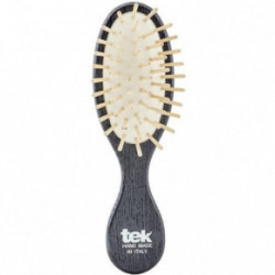 TEK Natural Small Purse Hairbrush Red