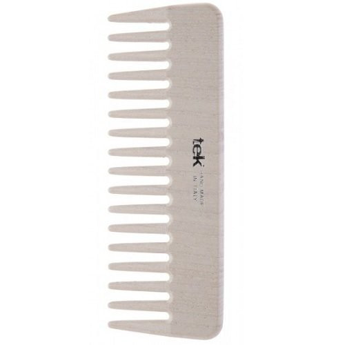 TEK Natural Small Hair Comb with Wide Teeth Pink