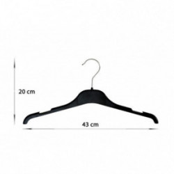 HomelyWorld W007 Hangers for Clothes Black