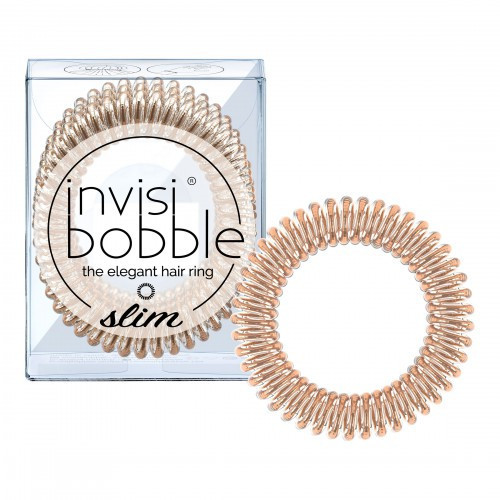 Photos - Hair Pin / Headband / Elastic Hair Tie Invisibobble Slim The Elegant Hair Ring Bronze 