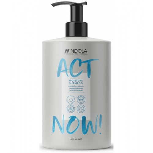 Photos - Hair Product Indola Act Now! Moisture Shampoo 1000ml 