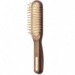 TEK Elite Rectangular Brush Olive Wood Light