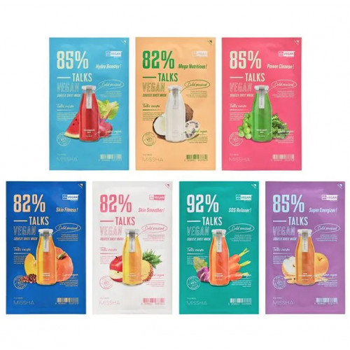 Missha Talks Vegan Squeeze Sheet Mask Super Energizer