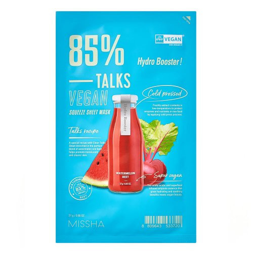 Missha Talks Vegan Squeeze Sheet Mask Super Energizer