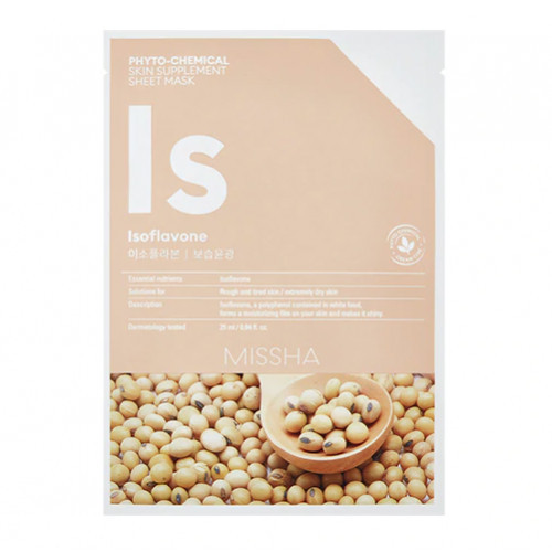 Missha Phytochemical Skin Supplement Sheet Mask Isoflavone