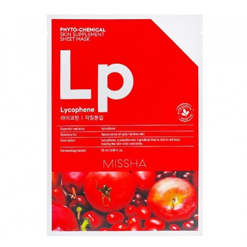 Missha Phytochemical Skin Supplement Sheet Mask Lycophene