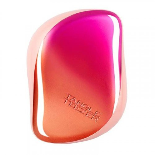 Photos - Comb Tangle Teezer Compact Styler Pug Love Hairbrush Cerise Pink Ombre 