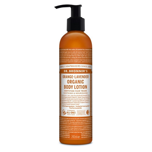 Dr. Bronner's Orange Lavender Organic Hand And Body Lotion 240ml