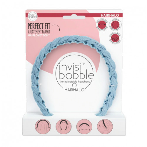 Invisibobble Hairhalo Miss Denim The Adjustable Headband 1pcs