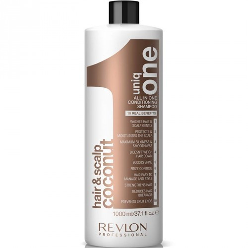Photos - Hair Product Revlon Professional Uniq One Coconut Hair and Scalp Conditioning Shampoo 1 