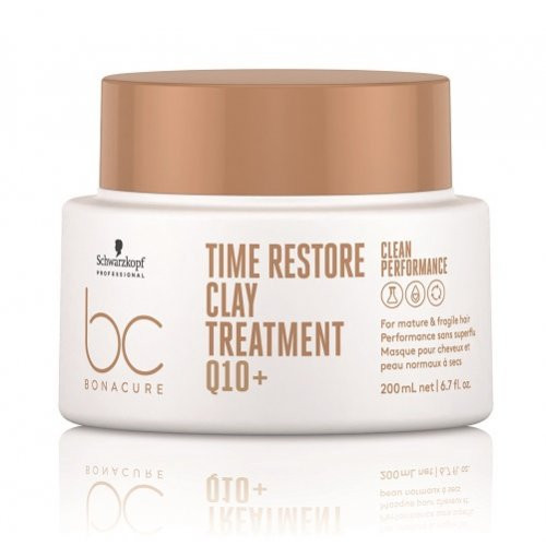 Photos - Hair Product Schwarzkopf Professional BC CP Time Restore Q10+ Clay Treatment 200ml 