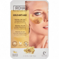 IROHA Divine Collection Extra Firmness Foil Tissue Patches With Gold 2 pcs.