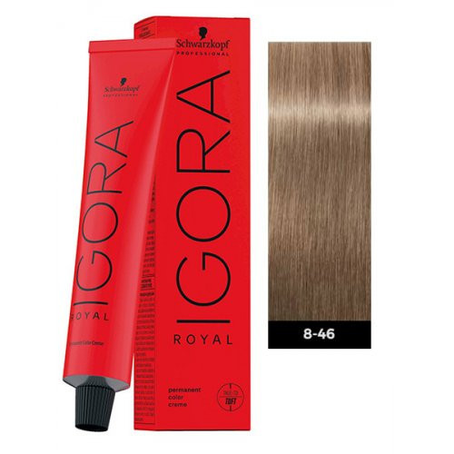Photos - Hair Dye Schwarzkopf Professional Igora Royal Nude  8-46 