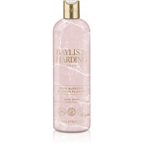 Photos - Shower Gel Baylis & Harding Elements Pink Blossom & Lotus Flower Body Wash 500ml