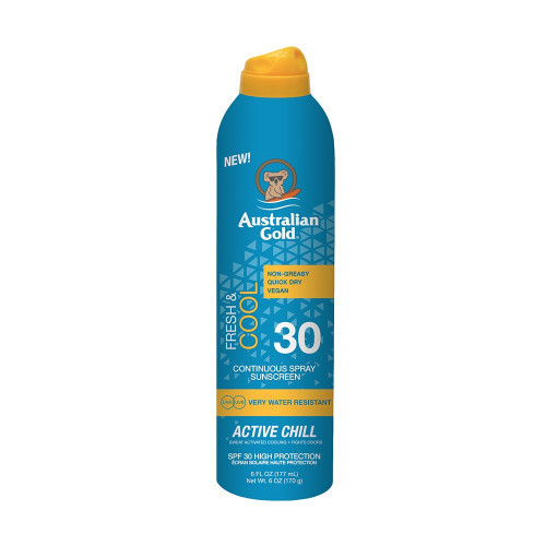 Australian Gold Active Chill Continuous Spray Sunscreen SPF30 177ml
