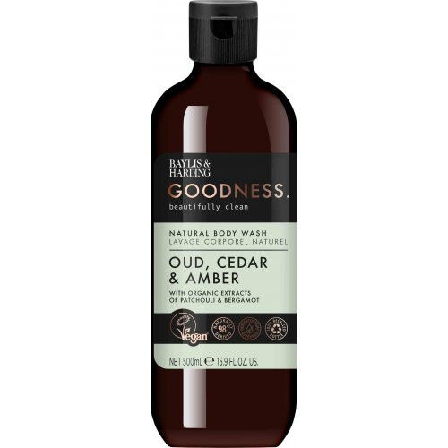 Photos - Shower Gel Baylis & Harding Goodness Body Wash Oud, Cedar & Amber