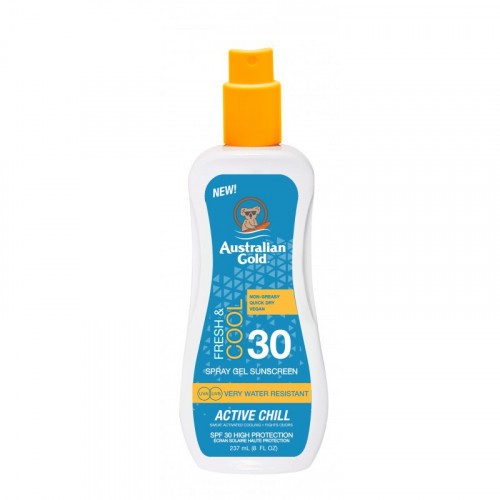 Photos - Sun Skin Care Australian Gold Active Chill Spray Gel Sunscreen SPF30 237ml 