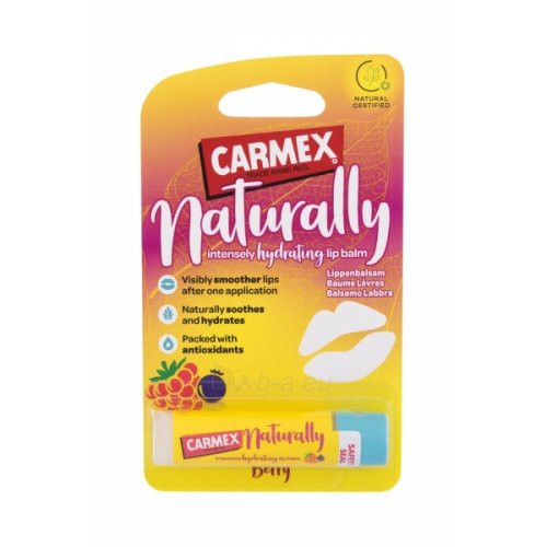 Carmex Naturally Intensely Hydrating Lip Balm Pear