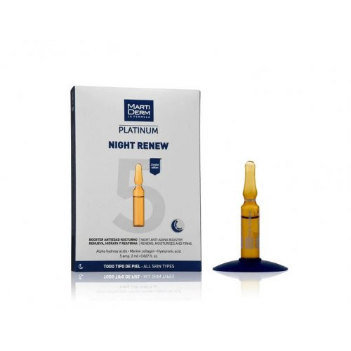 MartiDerm Night Renew Ampoules 10amp.