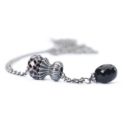 Trollbeads Fantasy Necklace With Black Onyx 90cm