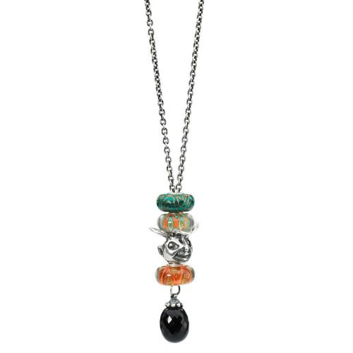 Trollbeads Fantasy Necklace With Black Onyx 90cm