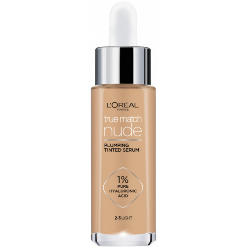 Photos - Face Powder / Blush LOreal L'Oréal Paris True Match Nude Hyaluronic Tinted Serum 2-3 Light 