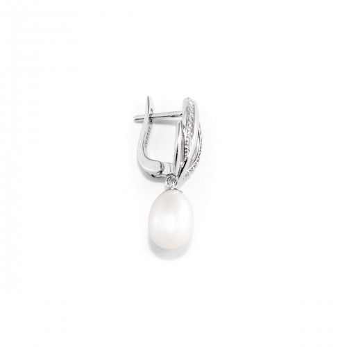 Nilly Silver Earrings With Pearls (Ag925) KS896819