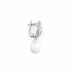 Nilly Silver Earrings With Pearls (Ag925) KS896819