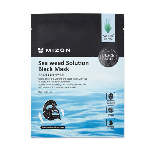 Mizon Seaweed Solution Black Mask 25g