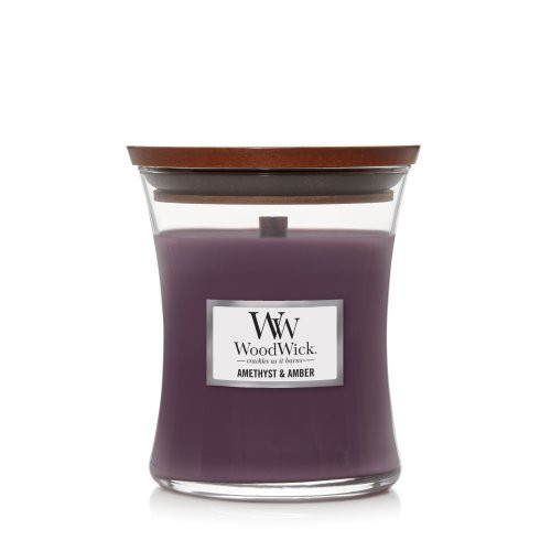 WoodWick Amethyst & Amber Candle Heartwick