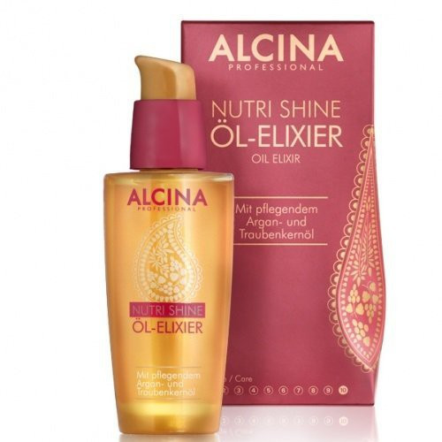 Photos - Hair Product ALCINA Nutri Shine Nourishing Oil Hair Elixir 50ml 