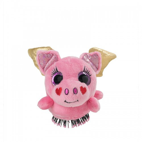 WetBrush Plush Brush Flying Pig Detangling Brush 1pcs