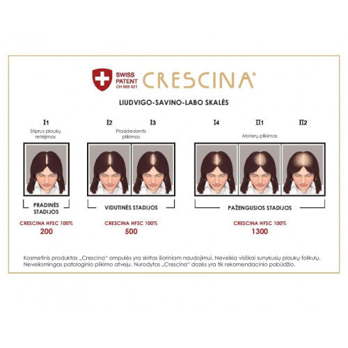 Crescina Transdermic Technology Re-Growth HFSC 1300 Woman 20amp.
