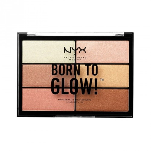 Photos - Face Powder / Blush NYX Professional Makeup Born to Glow Highlighting Palette 5.4g 