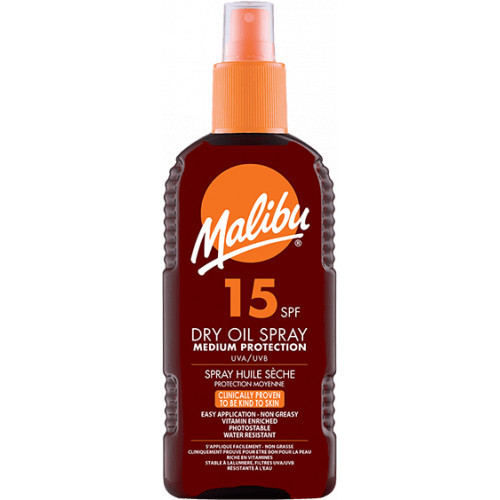 Malibu Dry Oil Spray SPF15 200ml