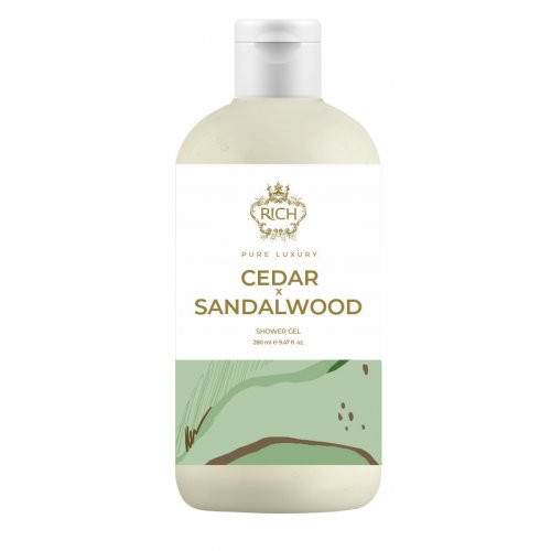 Rich Pure Luxury Cedar & Sandalwood Shower Gel 280ml