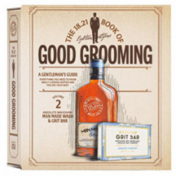 18.21 Man Made Book of Good Grooming Absolute Mahogany Gift Set 198g + 530ml